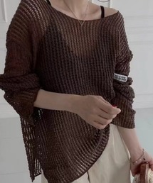 オーバーサイズ シアートップス