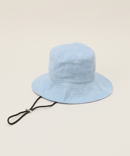 GANNI / ガニー】 Fisherman Bucket Hat Denim