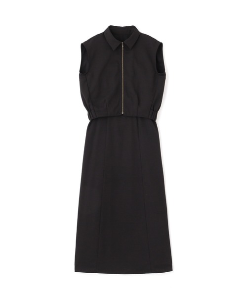 N.（N. Natural Beauty Basic）（エヌエヌナチュラルビューティーベーシック）の「◆シャツブルゾン×キャミワンピースセット（ワンピース・レディース・ブラック/オフホワイト/ブラウン・MEDIUM）」の20枚目の写真