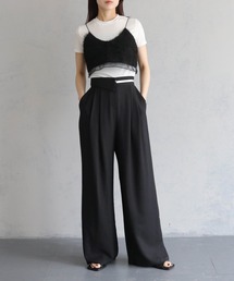 cheriella | 【cheriella】ウエスト配色ラインスラックス(スラックス)