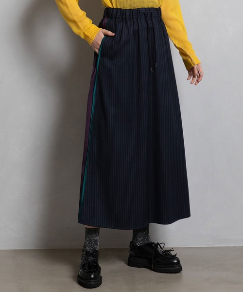 MARECHAL TERRE(マルシャルテル)の「ラインスカート(スカート・レディース・チャコールグレー/ネイビー系/ブラック/グレー系その他・MEDIUM)」の4枚目の写真