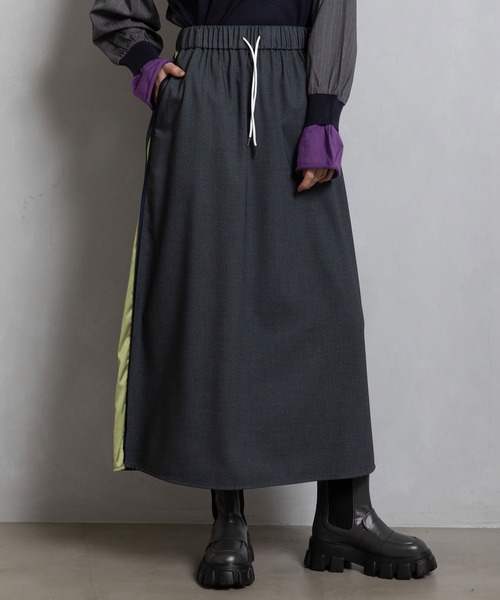 MARECHAL TERRE(マルシャルテル)の「ラインスカート(スカート・レディース・チャコールグレー/ネイビー系/ブラック/グレー系その他・MEDIUM)」の21枚目の写真