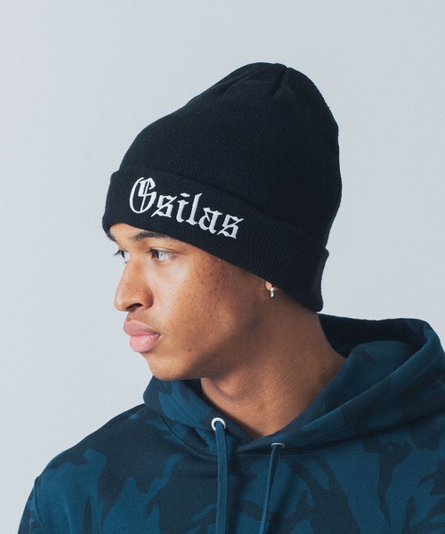 SILAS（サイラス）の「BLACKLETTER BEANIE（ニットキャップ/ビーニー・メンズ・ブラック/グリーン/ネイビー・ONE SIZE）」の4枚目の写真