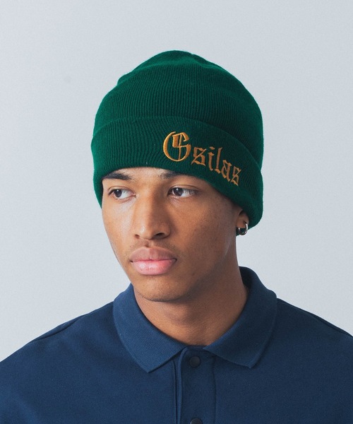 SILAS（サイラス）の「BLACKLETTER BEANIE（ニットキャップ/ビーニー・メンズ・ブラック/グリーン/ネイビー・ONE SIZE）」の15枚目の写真