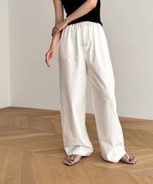 CANAL JEAN | El mar(エルマール) コットンストレートイージーパンツ(その他パンツ)