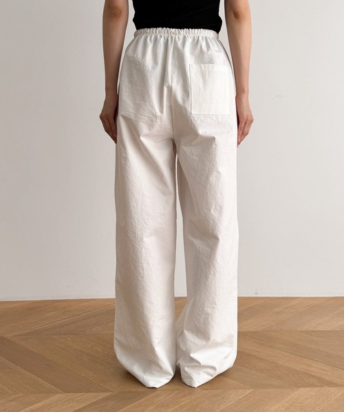 CANAL JEAN(キャナルジーン)の「El mar コットンストレートイージーパンツ(その他パンツ・レディース・チャコールグレー/ホワイト/ネイビー・ONE SIZE)」の15枚目の写真