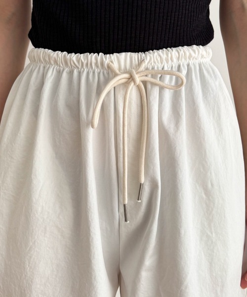 CANAL JEAN(キャナルジーン)の「El mar コットンストレートイージーパンツ(その他パンツ・レディース・チャコールグレー/ホワイト/ネイビー・ONE SIZE)」の16枚目の写真