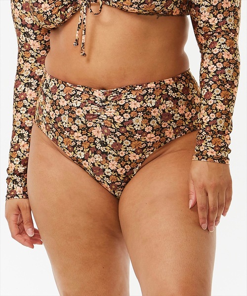 rip curl(リップカール)の「【RIPCURL/リップカール】 L SEA OF DREAMS HI GOOD PANT/水陸両用マルチフラワープリントハイウエストビキニパンツ(ボトム)【水着・サウナウェア】(水着・レディース・マルチ/ブラウン・SMALL/X-SMALL)」の2枚目の写真