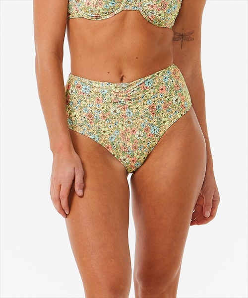 rip curl(リップカール)の「【RIPCURL/リップカール】 L SEA OF DREAMS HI GOOD PANT/水陸両用マルチフラワープリントハイウエストビキニパンツ(ボトム)【水着・サウナウェア】(水着・レディース・マルチ/ブラウン・SMALL/X-SMALL)」の1枚目の写真