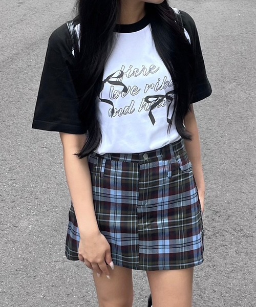 fiere(フィエール)の「デザインプリント ラグラン半袖Tシャツ(Tシャツ/カットソー・レディース・A/B/C/D・M/S/L/MEDIUM)」の16枚目の写真