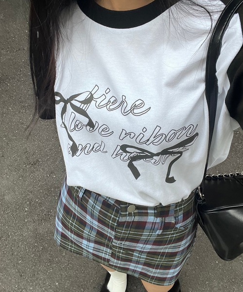 fiere(フィエール)の「デザインプリント ラグラン半袖Tシャツ(Tシャツ/カットソー・レディース・A/B/C/D・M/S/L/MEDIUM)」の21枚目の写真
