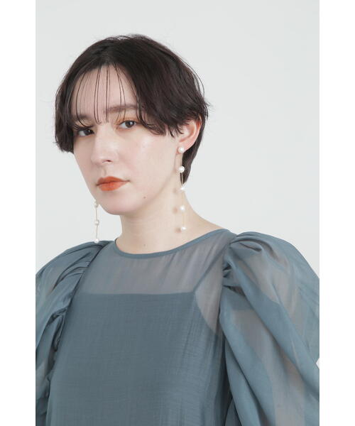 JILL STUART(ジルスチュアート)の「【Ettika】 Dripping Pearl Delicate Drop(ピアス(両耳用)・レディース・ゴールド・フリ-)」の2枚目の写真