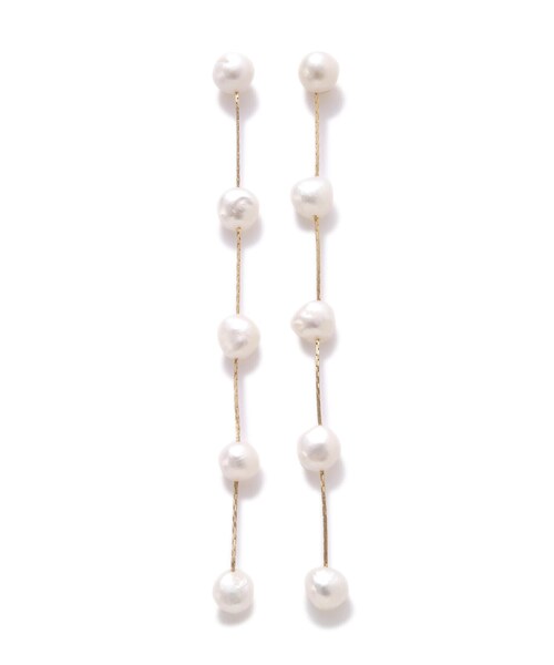 JILL STUART(ジルスチュアート)の「【Ettika】 Dripping Pearl Delicate Drop(ピアス(両耳用)・レディース・ゴールド・フリ-)」の6枚目の写真