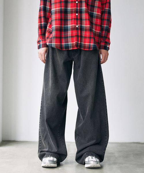 【セール】WEB限定 ルーズバギー トッピングデニム（デニムパンツ）｜JOURNAL STANDARD（ジャーナルスタンダード）