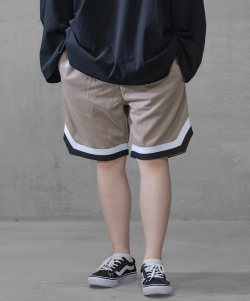 JOHN'S CLOSET（ジョンズクローゼット）の「【40I】ライン切替 スウェット イージー ハーフパンツ ショートパンツ（スウェットパンツ・メンズ・グレー/ベージュ/ブラック・MEDIUM/LARGE/X-LARGE）」の14枚目の写真