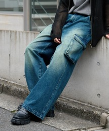 COLONY 2139 | ワイドストレートカーゴデニム(デニムパンツ)