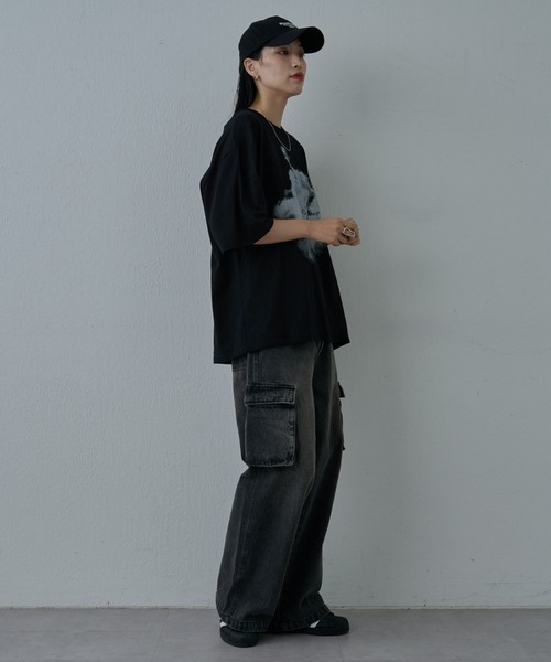 COLONY 2139（コロニートゥーワンスリーナイン）の「ワイドストレートカーゴデニム（デニムパンツ・メンズ・ブルー/ブラック系その他・LARGE/MEDIUM）」の20枚目の写真