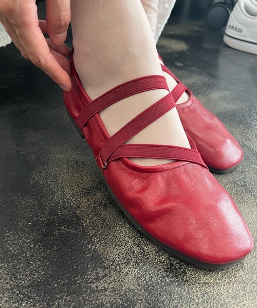 Birthday room(バースデイルーム)の「バレエフラットシューズ / ballet flat shoes(バレエシューズ・レディース・レッド/アイボリー/ブラック・SMALL/MEDIUM/LARGE)」の19枚目の写真
