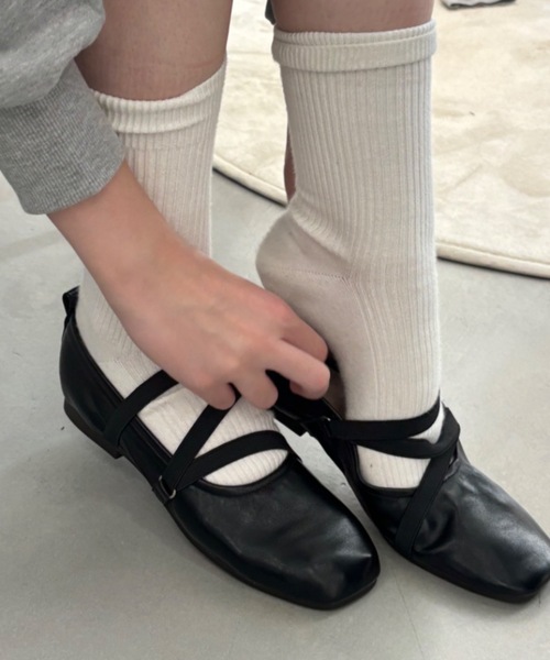 Birthday room(バースデイルーム)の「バレエフラットシューズ / ballet flat shoes(バレエシューズ・レディース・レッド/アイボリー/ブラック・SMALL/MEDIUM/LARGE)」の21枚目の写真