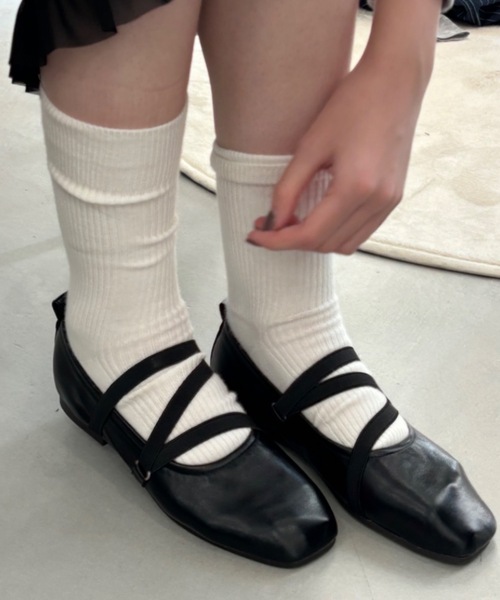 Birthday room(バースデイルーム)の「バレエフラットシューズ / ballet flat shoes(バレエシューズ・レディース・レッド/アイボリー/ブラック・SMALL/MEDIUM/LARGE)」の22枚目の写真