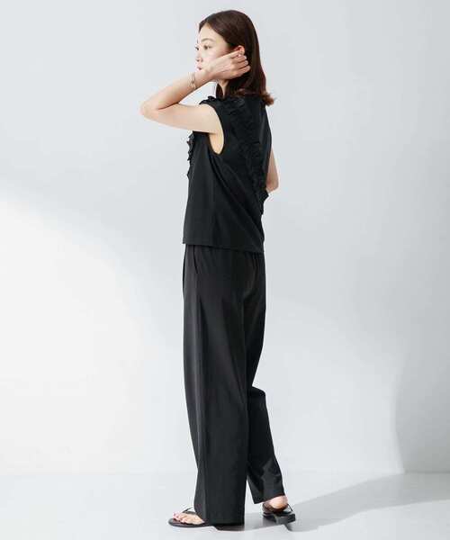 URBAN RESEARCH Sonny Label（アーバンリサーチサニーレーベル）の「ナナメフリルプルオーバー（Tシャツ/カットソー・レディース・オフホワイト/ブラック/グリーン系その他・FREE）」の18枚目の写真