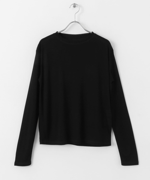 URBAN RESEARCH Sonny Label（アーバンリサーチサニーレーベル）の「シアークルーネックロングTシャツ（Tシャツ/カットソー・レディース・ピンク/オフホワイト/ブラック・FREE）」の16枚目の写真