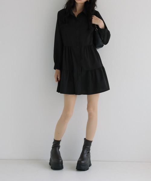 VIVIAN(ヴィヴィアン)の「極盛り厚底ボリュームソールストレッチスニーカーショートブーツ ZOZOTOWN+オフィシャルサイト限定商品(ブーツ・レディース・ベージュ/ブラック/ナチュラル/ダークブラウン・L/M/S/LL)」の9枚目の写真