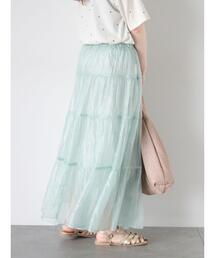 ehka sopo | 2WAYシアーティアードスカート(スカート)