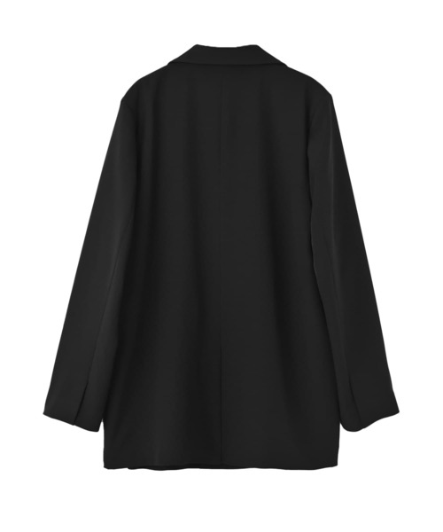 STYLE DELI(スタイルデリ)の「【BLK001】オーバーサイズジャケット(テーラードジャケット・レディース・カーキ/ブラック・FREE)」の14枚目の写真