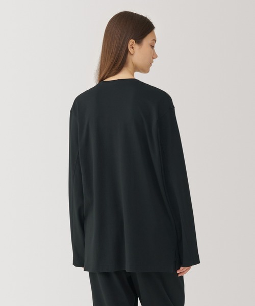 無印良品（ムジルシリョウヒン）の「〔MUJI Labo〕男女兼用　スムースジャージー長袖プルオーバー（Tシャツ/カットソー・メンズ・ブラック/オフホワイト/ベージュ・S/XL/L/M）」の20枚目の写真