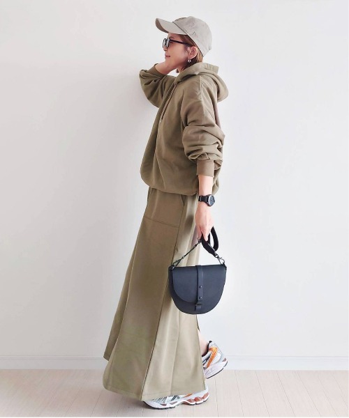 notch.（ノッチ）の「【 notch. by yui 】スウェットベーカースカート（スカート・レディース・ブラック/ライトグレー/ブラウン/チャコール・M/TM）」の4枚目の写真