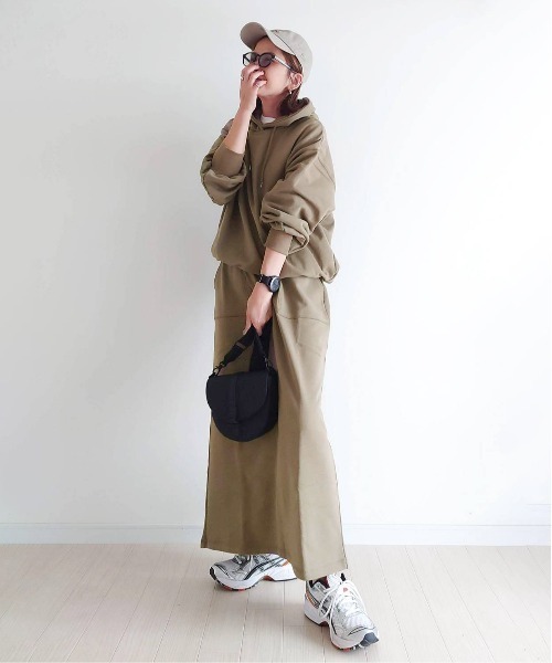 notch.（ノッチ）の「【 notch. by yui 】スウェットベーカースカート（スカート・レディース・ブラック/ライトグレー/ブラウン/チャコール・M/TM）」の10枚目の写真