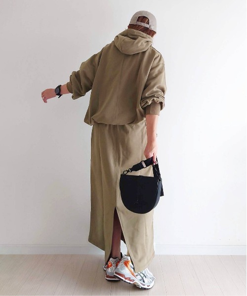 notch.（ノッチ）の「【 notch. by yui 】スウェットベーカースカート（スカート・レディース・ブラック/ライトグレー/ブラウン/チャコール・M/TM）」の11枚目の写真