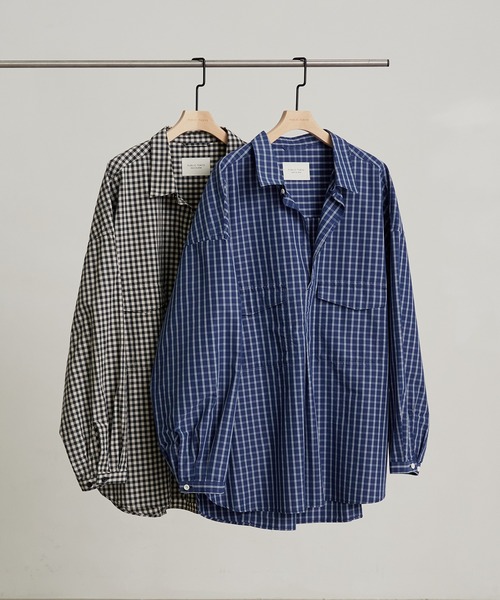 PUBLIC TOKYO（パブリックトウキョウ）の「チルスキッパーオーバーワークシャツ（シャツ/ブラウス・メンズ・ブラック/ブルー・FREE）」の20枚目の写真