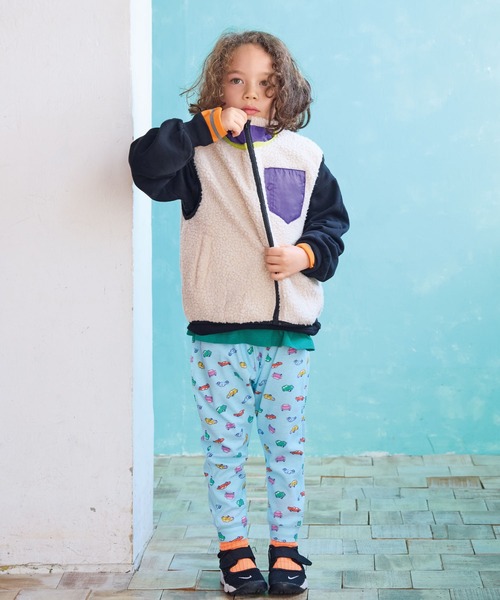 LSP WOW（エルエスピーワオ）の「【LSP WOW!】ソウガラリラックスパンツ（その他パンツ・キッズ・アイボリー/ブルー/ピンク/ブラウン/グリーン/チャコール・80/90/100/110/120/130）」の8枚目の写真