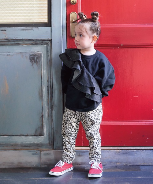 LSP WOW（エルエスピーワオ）の「【LSP WOW!】ソウガラリラックスパンツ（その他パンツ・キッズ・アイボリー/ブルー/ピンク/ブラウン/グリーン/チャコール・80/90/100/110/120/130）」の22枚目の写真