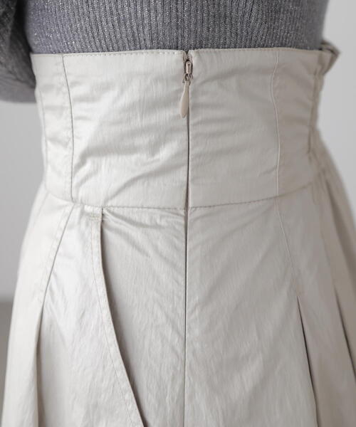 FREE'S MART（フリーズマート）の「◆ハイウエストタックスカート（スカート・レディース・ブラック/ベージュ/ブルー・SMALL/MEDIUM）」の16枚目の写真