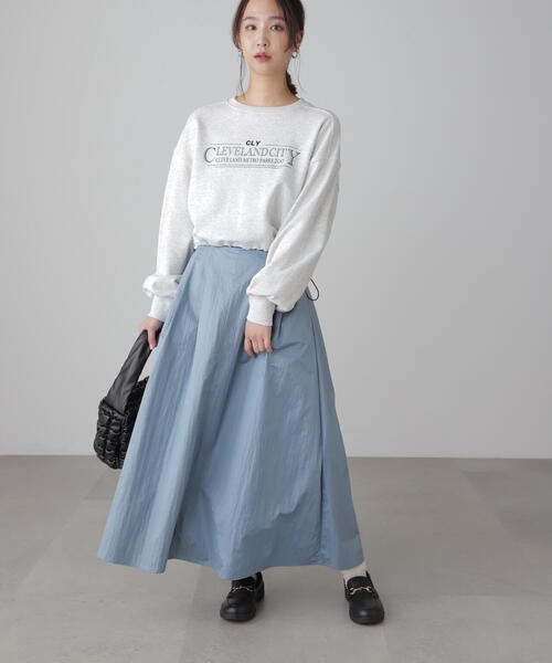 FREE'S MART（フリーズマート）の「◆ハイウエストタックスカート（スカート・レディース・ブラック/ベージュ/ブルー・SMALL/MEDIUM）」の8枚目の写真