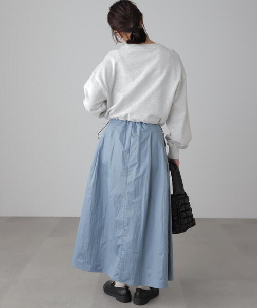 FREE'S MART（フリーズマート）の「◆ハイウエストタックスカート（スカート・レディース・ブラック/ベージュ/ブルー・SMALL/MEDIUM）」の5枚目の写真