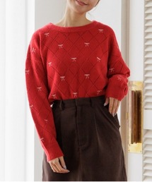 flower | フォーリングリボンニット(ニット/セーター)