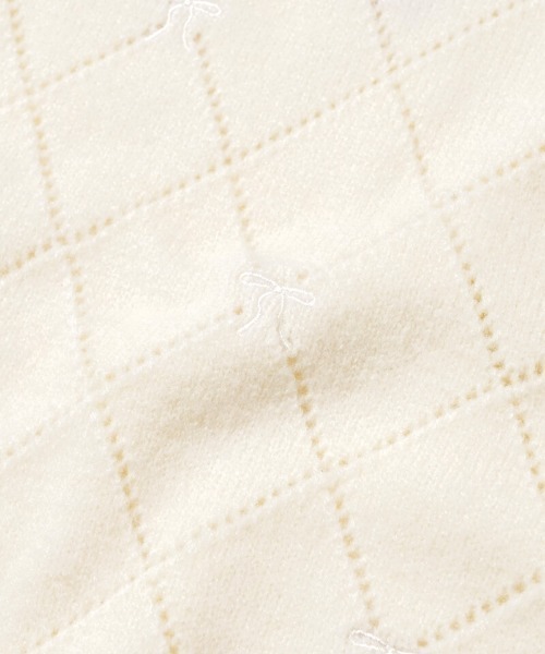 flower(フラワー)の「フォーリングリボンニット(ニット/セーター・レディース・ホワイト/グレー/レッド・FREE)」の18枚目の写真