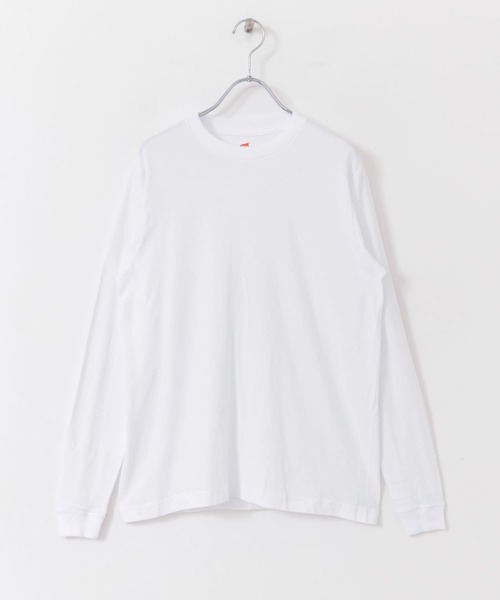 HANES（ヘインズ）の「『別注』Hanes×DOORS　2P DOORS Fit Long-Sleeve T-shirts2（Tシャツ/カットソー・レディース・ホワイト・SMALL）」の7枚目の写真