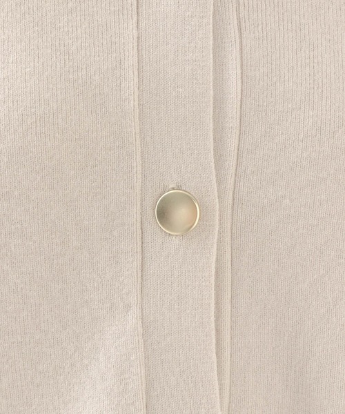 GLOBAL WORK(グローバルワーク)の「メルティクルーカーディガン/115918(カーディガン/ボレロ・レディース・ホワイト×ネイビー/ベージュ/ロイヤルブルー/レッド/ブラック×ホワイト/グレイッシュベージュ/オリーブ・LARGE/MEDIUM)」の14枚目の写真