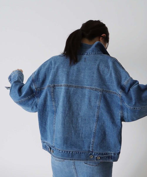 YANUK（ヤヌーク）の「YANUK / Jean Jacket(デニムジャケット)（デニムジャケット・レディース・ブルー・38）」の2枚目の写真