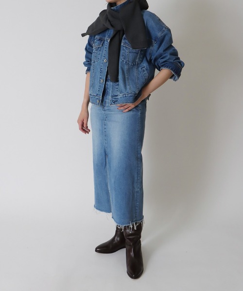 YANUK（ヤヌーク）の「YANUK / Jean Jacket(デニムジャケット)（デニムジャケット・レディース・ブルー・38）」の6枚目の写真