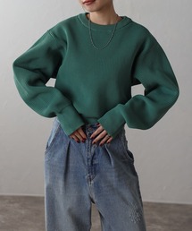 ボリュームスリーブニットプルオーバー」に該当するレディースの