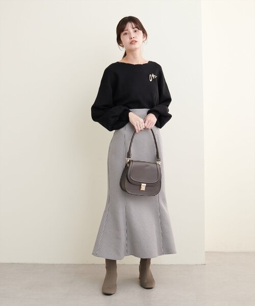 美品　近年　ebure　ライトシルクコットンニット　襟付きノースリーブ　上質⭐︎ ebure(エブール)｜ライトシルクコットン ハイネックノースリーブニット