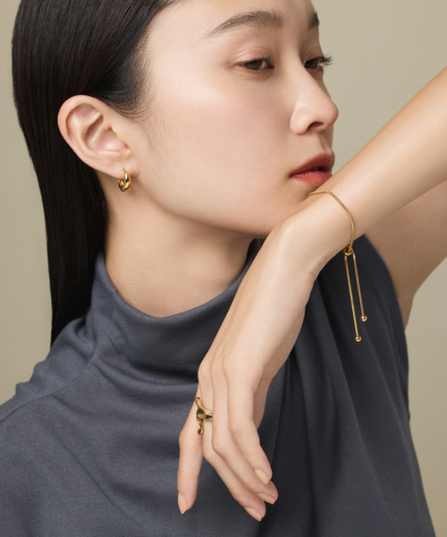ciite' surgical stainless（シーテサージカルステンレス）の「【 金属アレルギー対応 】 モチーフブレスレット  サージカルステンレス（ブレスレット・レディース・ゴールド/シルバー・FREE）」の5枚目の写真