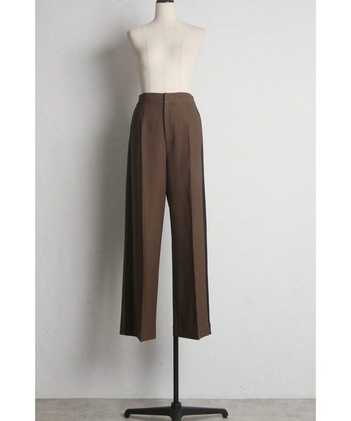 &. NOSTALGIA（アンドドットノスタルジア）の「ライントラックパンツ（その他パンツ・レディース・ブラウン/グレー・S/M）」の13枚目の写真