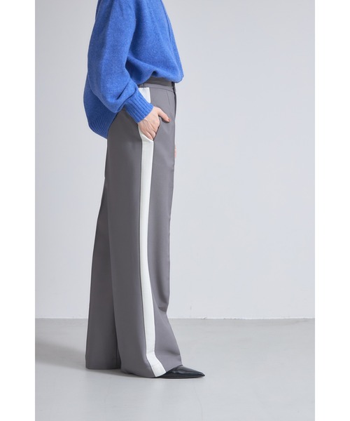 &. NOSTALGIA（アンドドットノスタルジア）の「ライントラックパンツ（その他パンツ・レディース・ブラウン/グレー・S/M）」の10枚目の写真